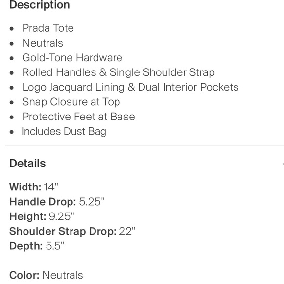 🤎 Prada Saffiano Lux Leather Small tote bag - Picture 15 of 15